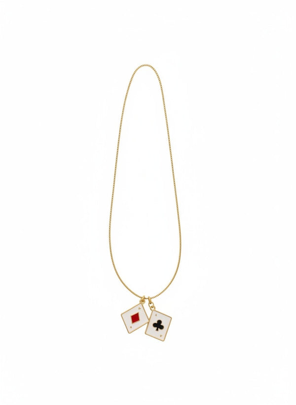 Card trick necklace